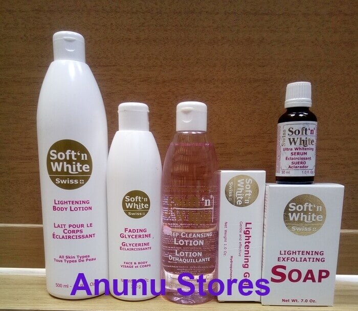 Swiss Soft N White Body Lightening Products